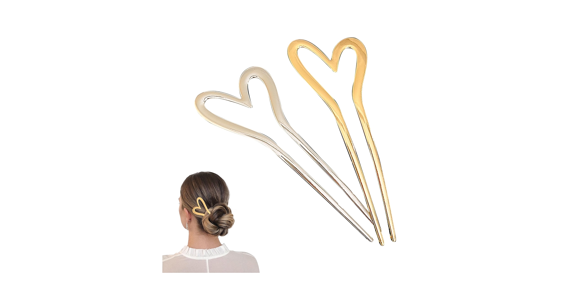 ヘアアクセサリー portray hair pin U gold Amazon.com : U Shaped Hair Pins, IKOCO 2.4inch Bun Hair Pins
